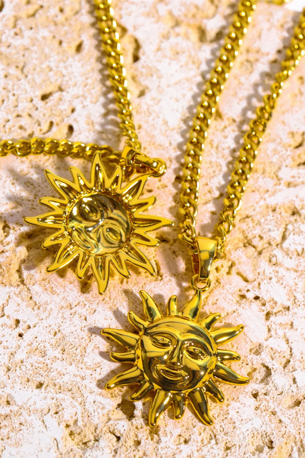 Sun Pendant Copper Necklace, image 7