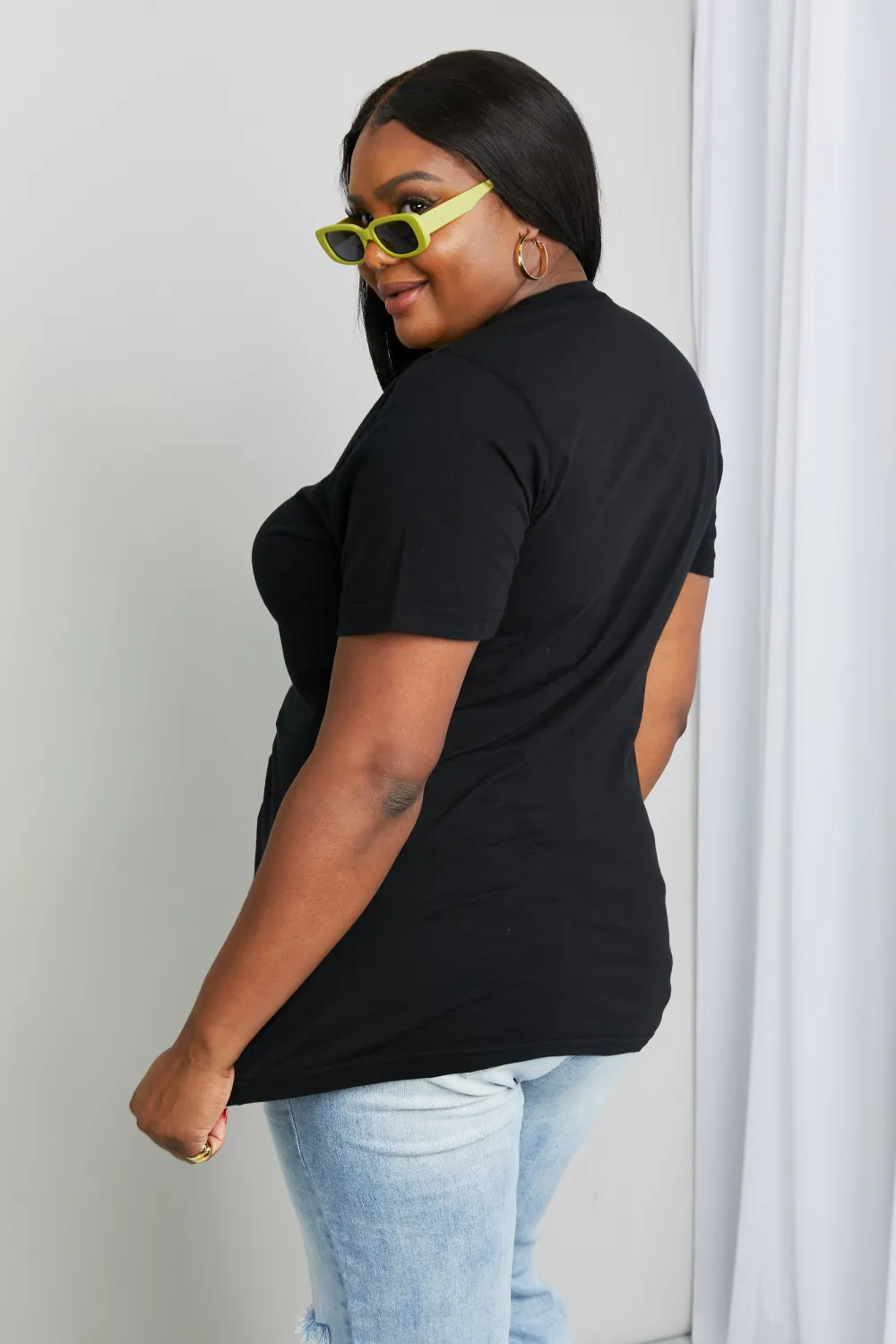 Full Size Butterfly Graphic Tee Shirt, image 7
