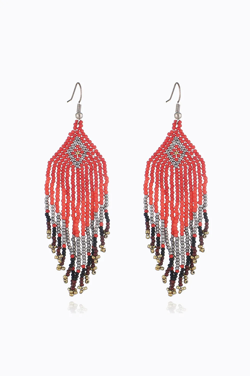 Beaded Dangle Earrings, image 3