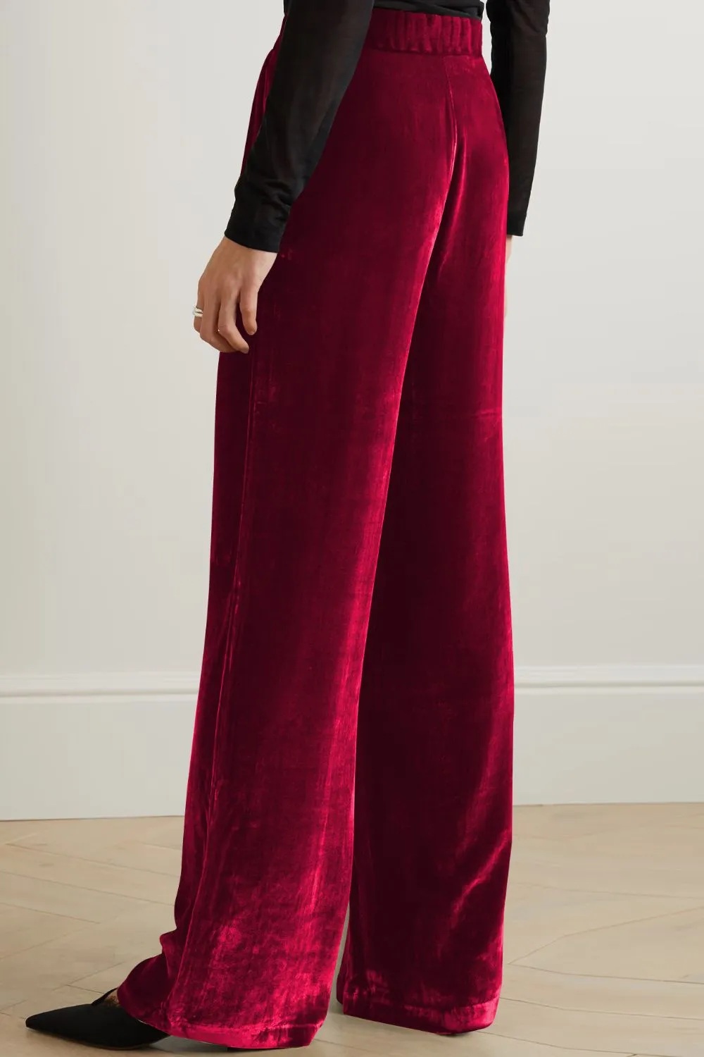 Loose Fit High Waist Long Pants with Pockets, image 17