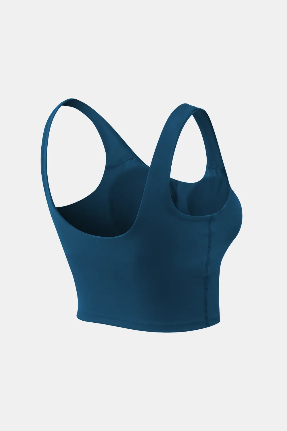 Cropped Scoop Neck Active Tank Top, image 14