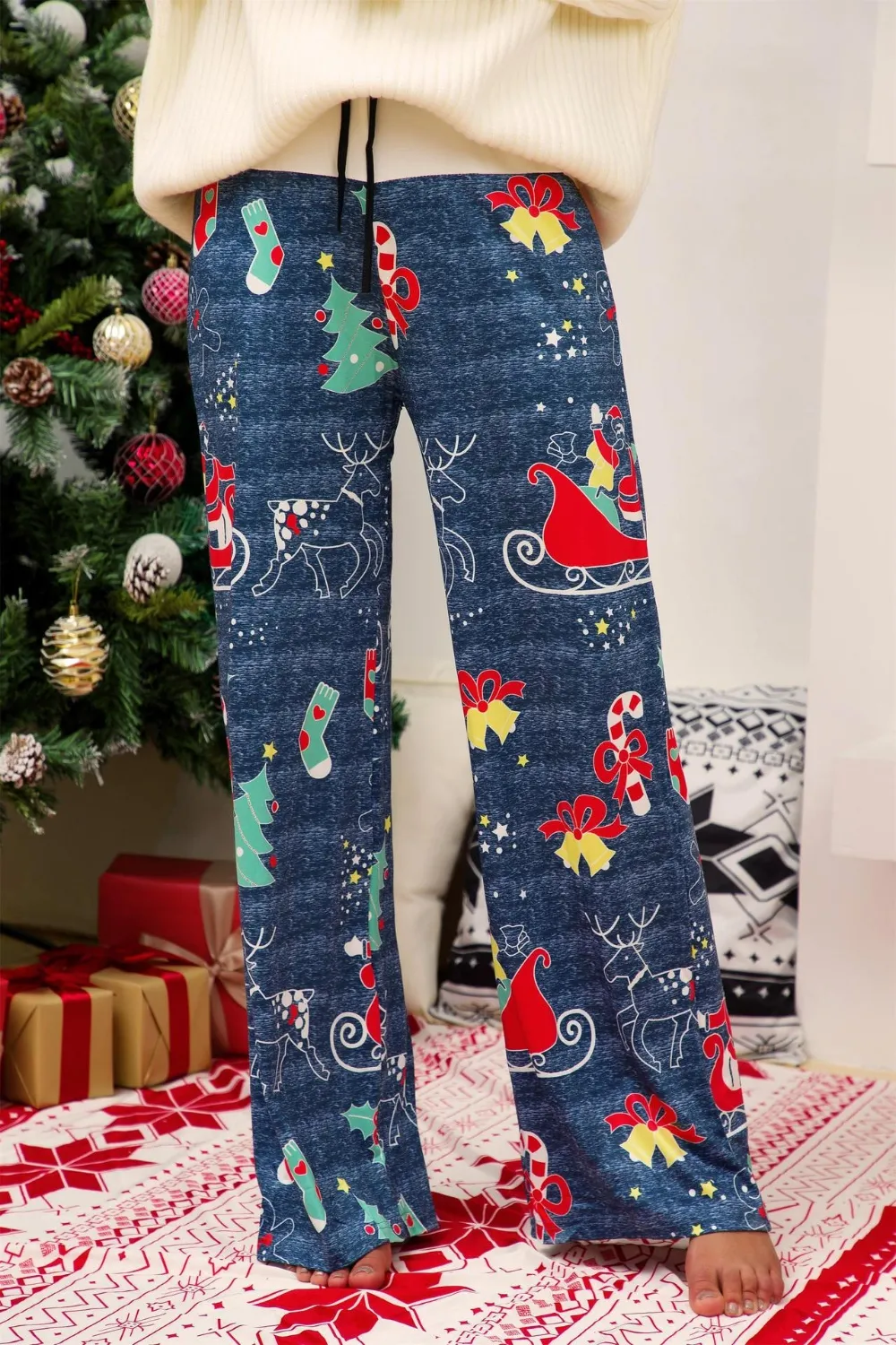 Christmas Straight Leg Pants, image 18
