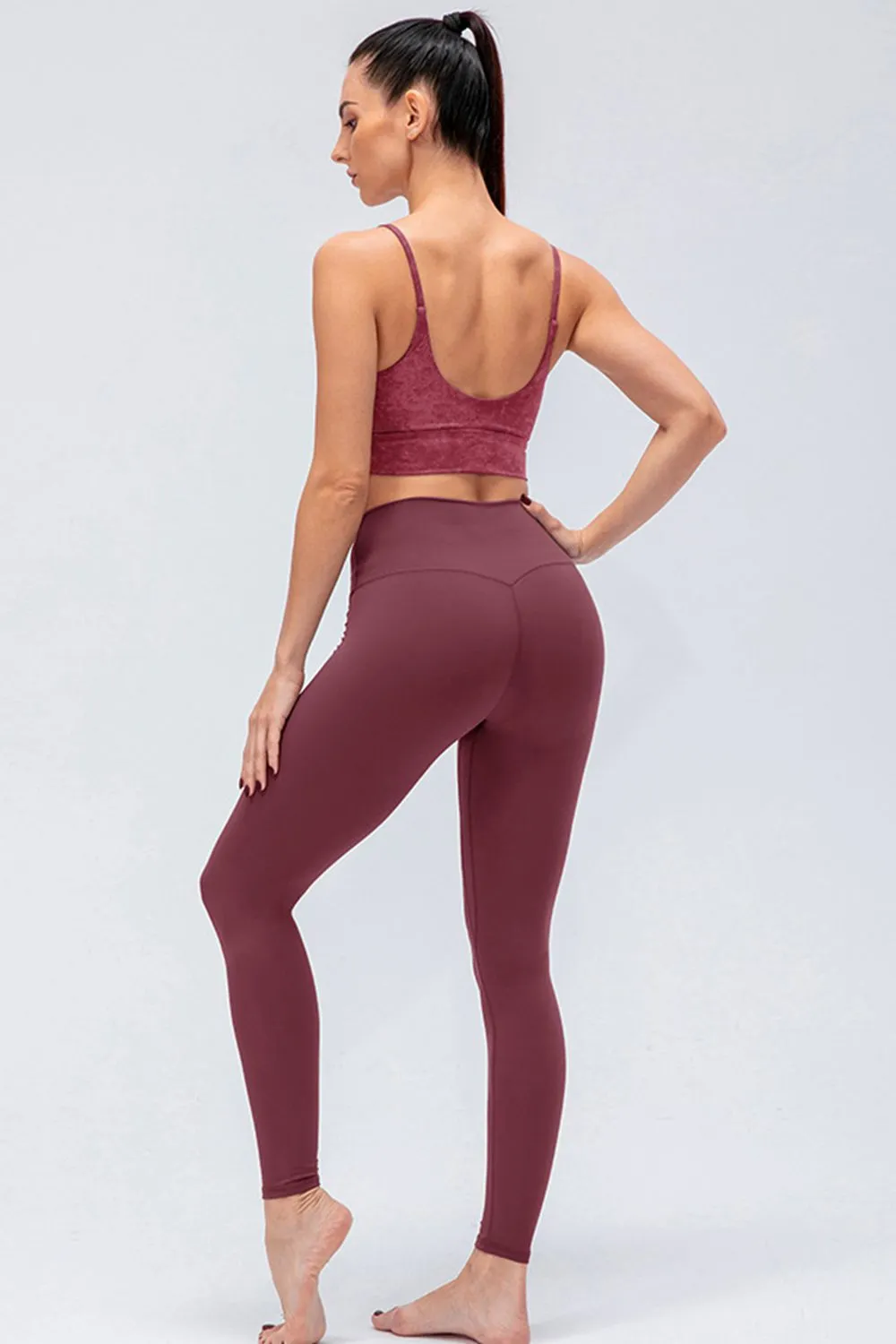 Wide Waistband Slim Fit Active Leggings, image 20