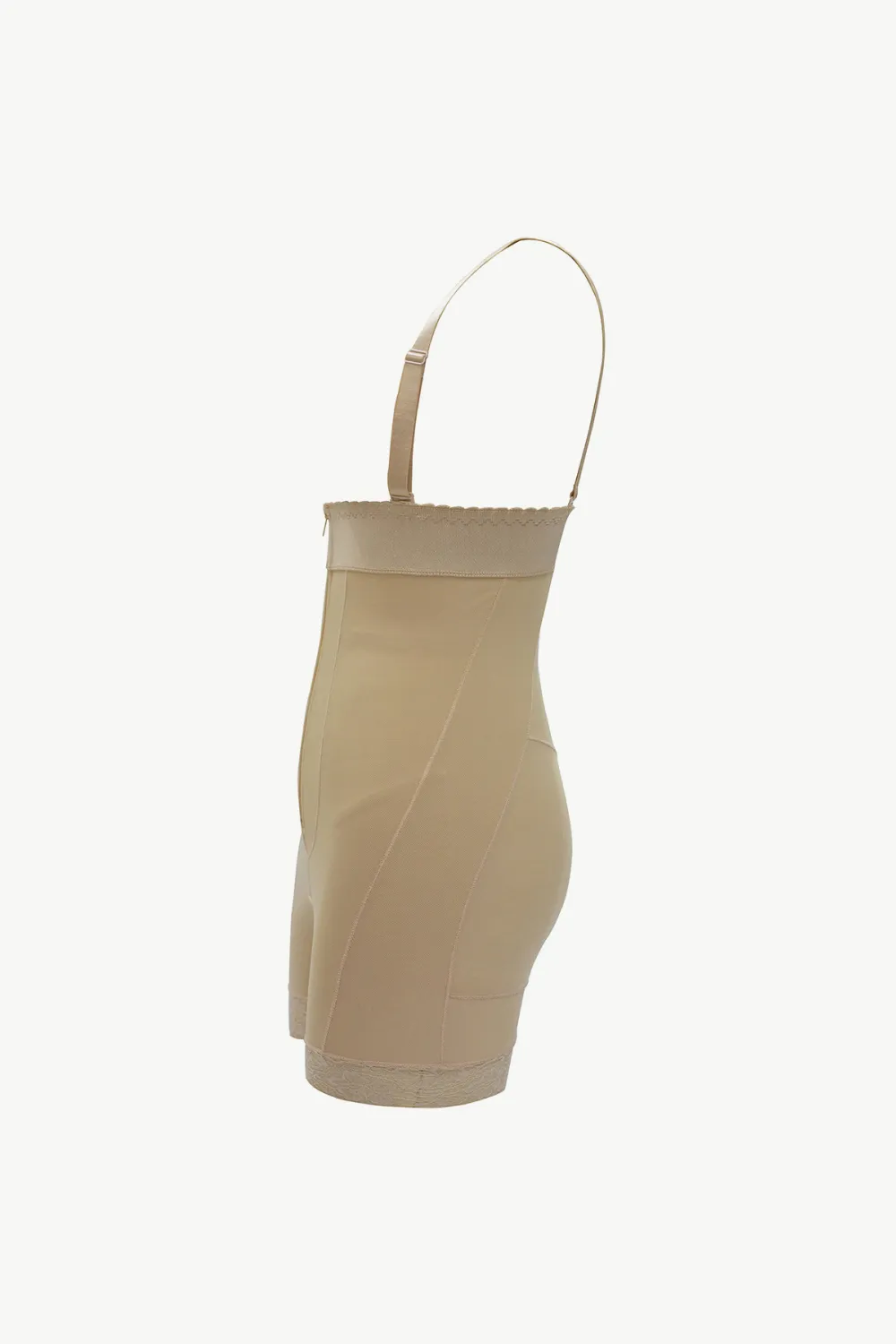 Full Size Zip Up Under-Bust Shaping Bodysuit, image 8