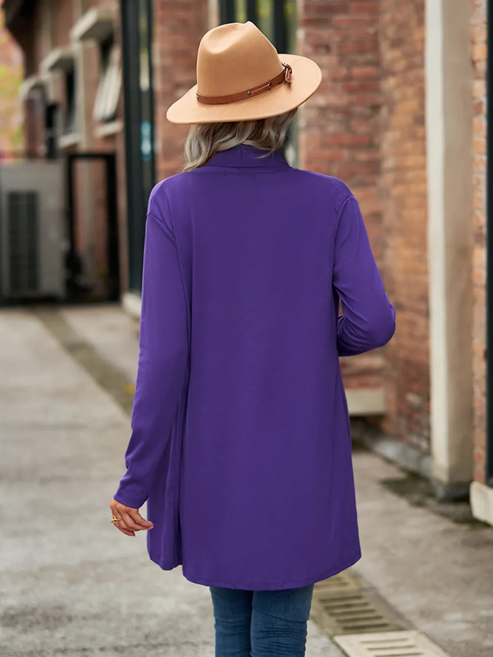 Open Front Long Sleeve Cardigan, image 8