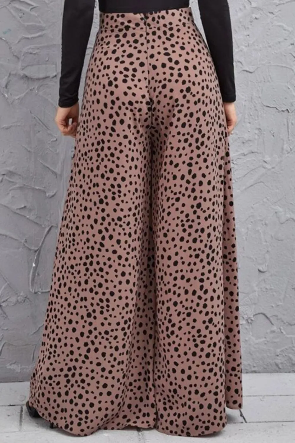 Animal Print High-Rise Culottes, image 8