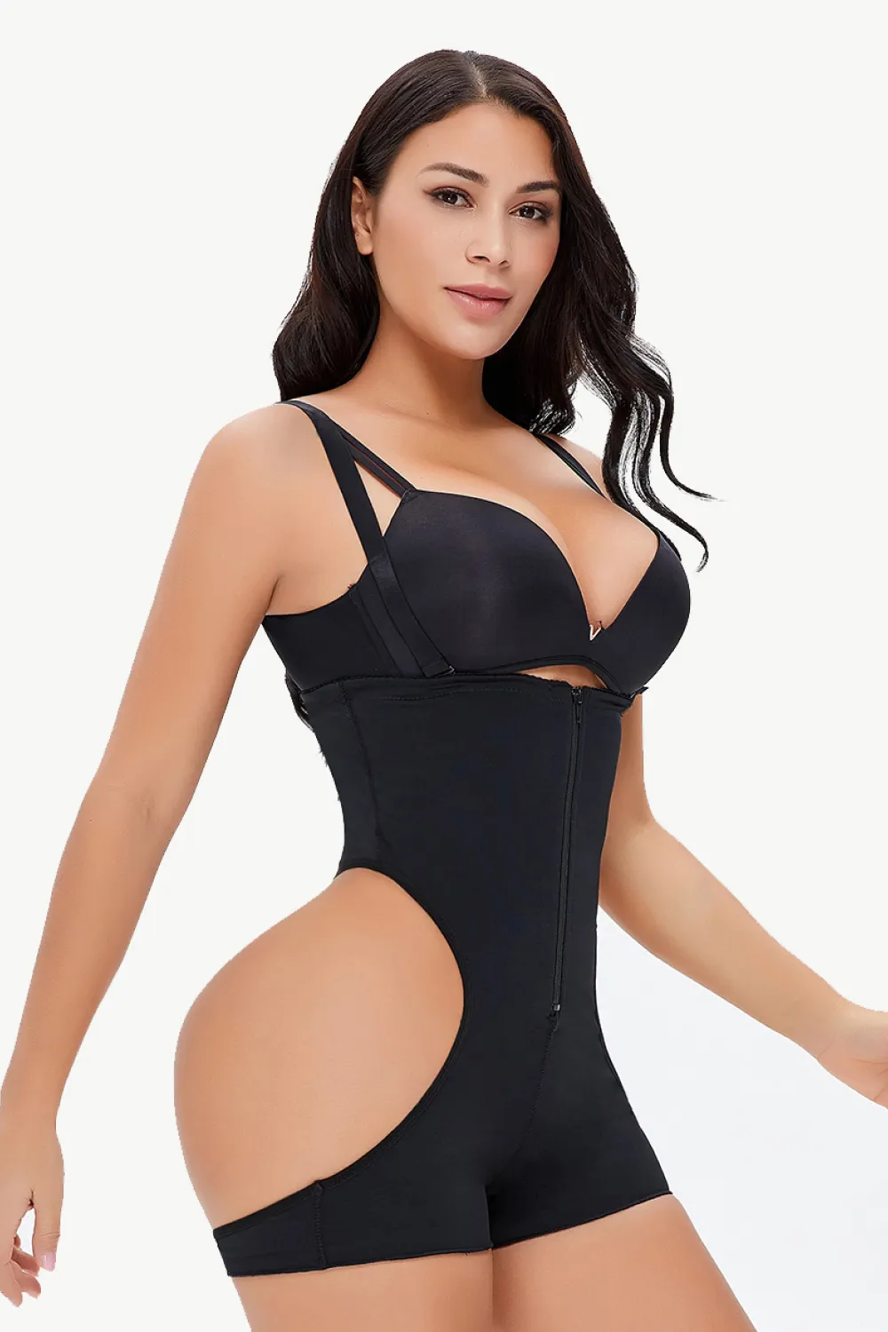 Full Size Cutout Under-Bust Shaping Bodysuit, image 3