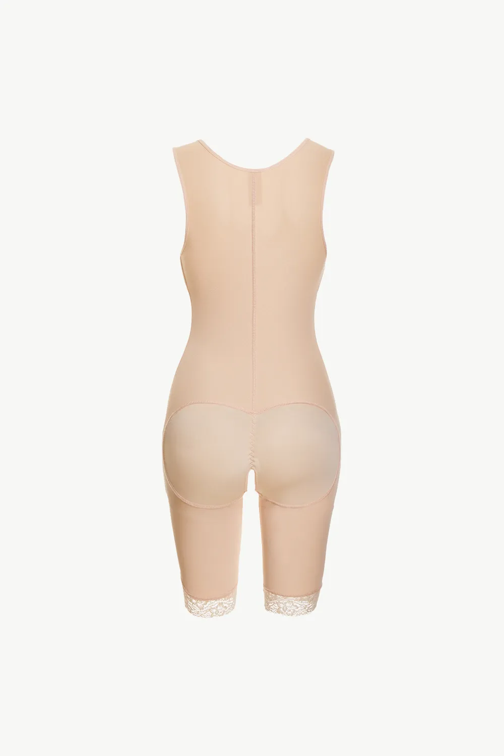 Full Size Lace Trim Shapewear with Zipper, image 6