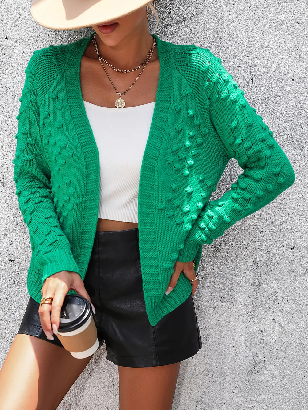 Open Front Long Sleeve Cardigan, image 5