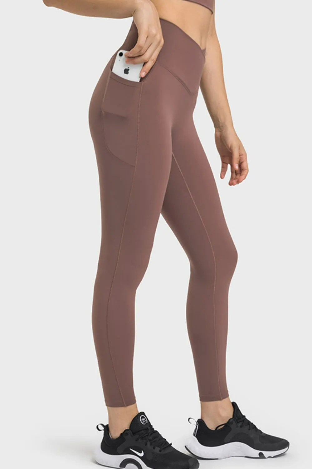 V-Waist Yoga Leggings with Pockets, image 13