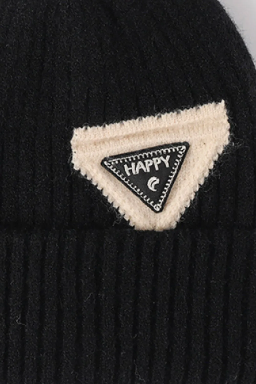 HAPPY Contrast Beanie, image 25