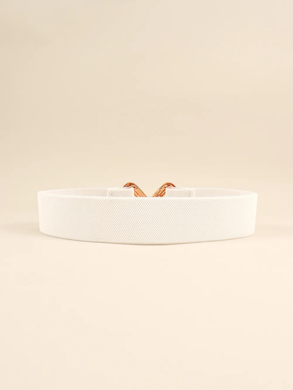 Geometric Buckle Elastic Wide Belt, image 5