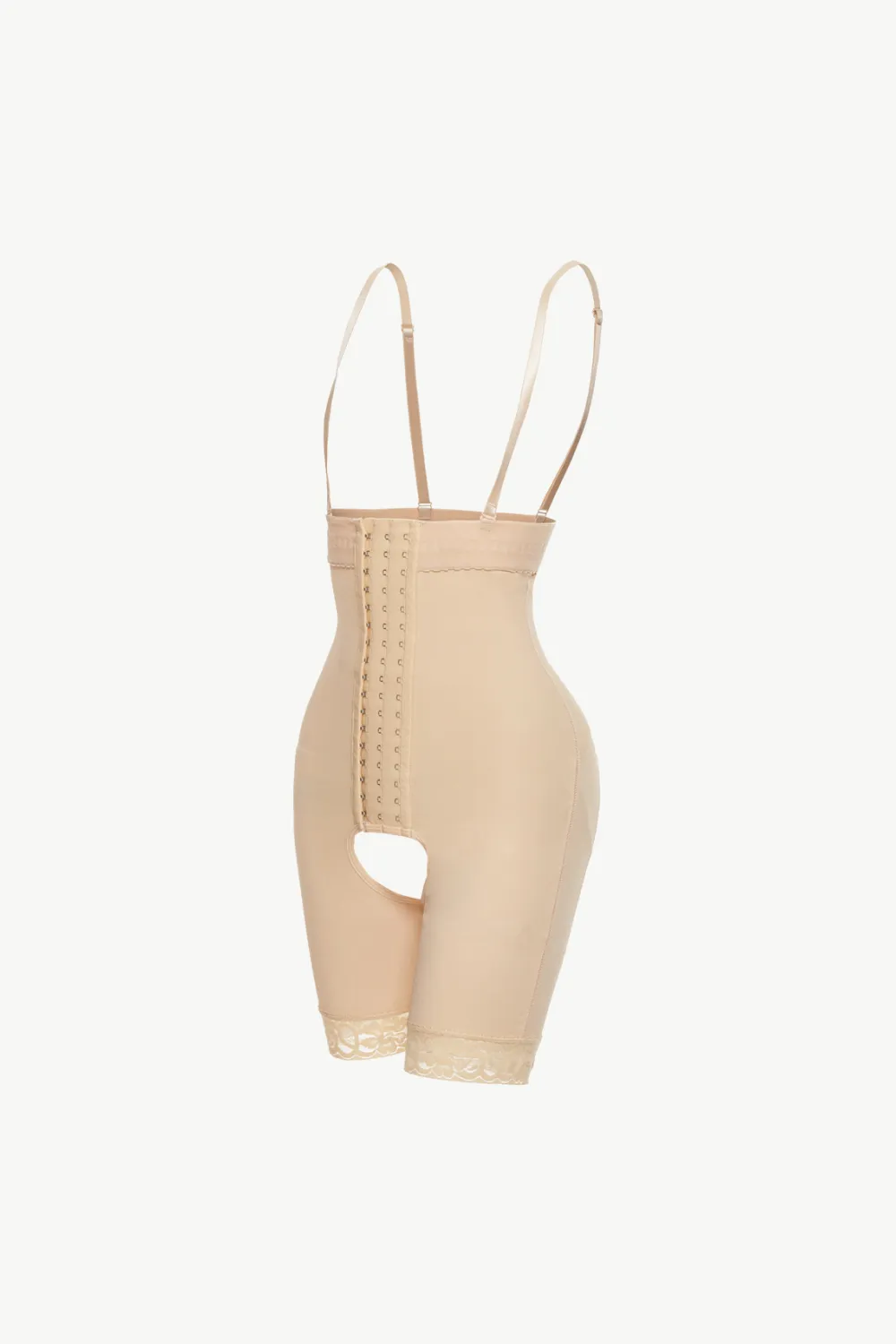 Full Size Hook-and-Eye Lace Trim Shaping Bodysuit, image 14