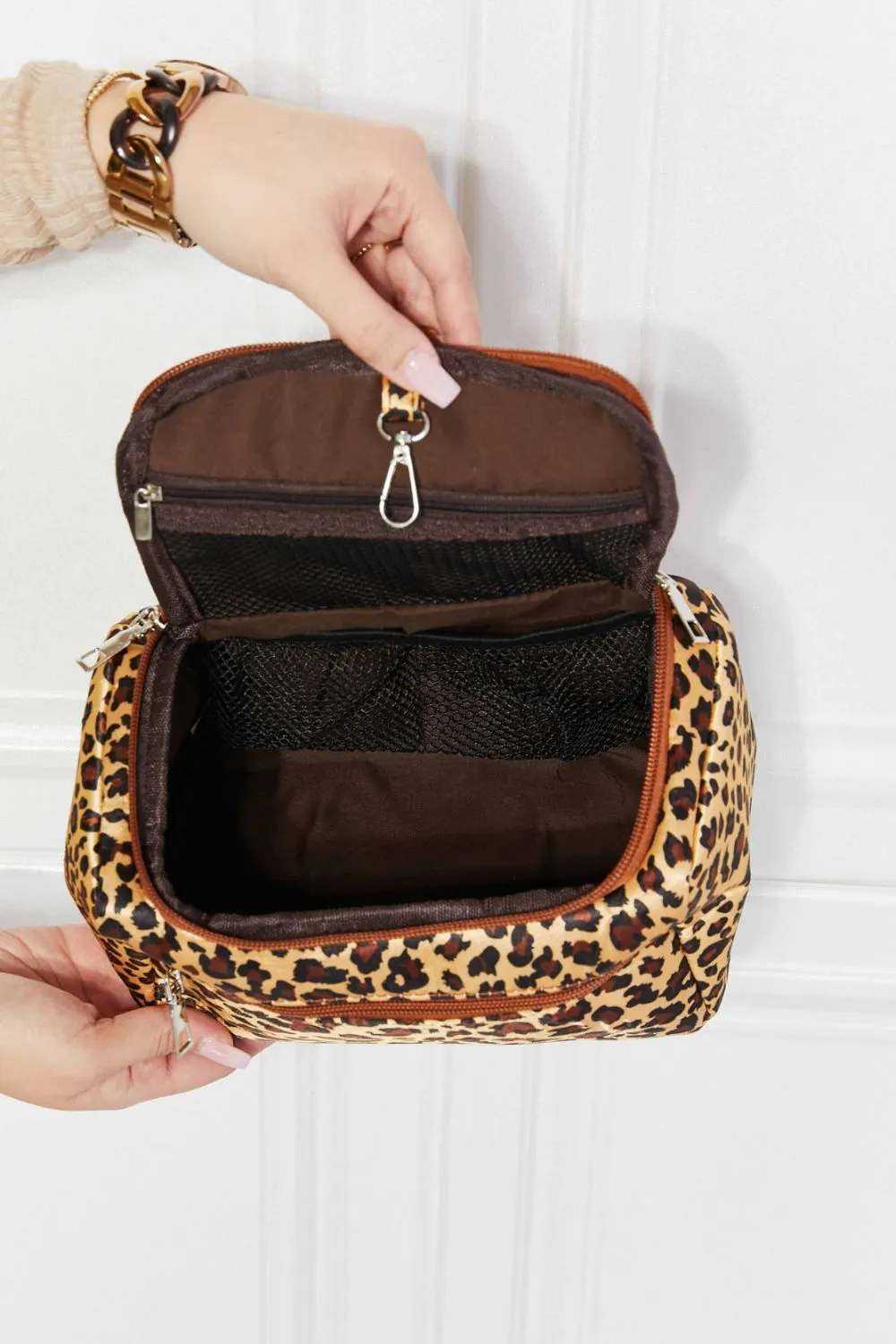 Printed Makeup Bag with Strap, image 8