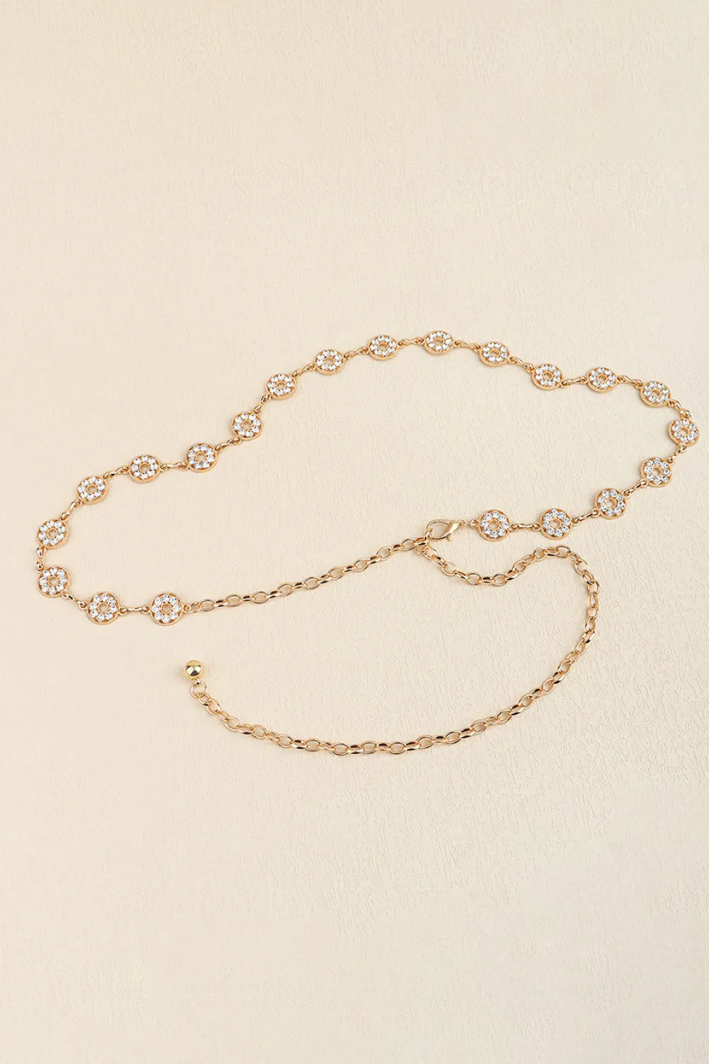Rhinestone Decor Zinc Alloy Belt, image 7