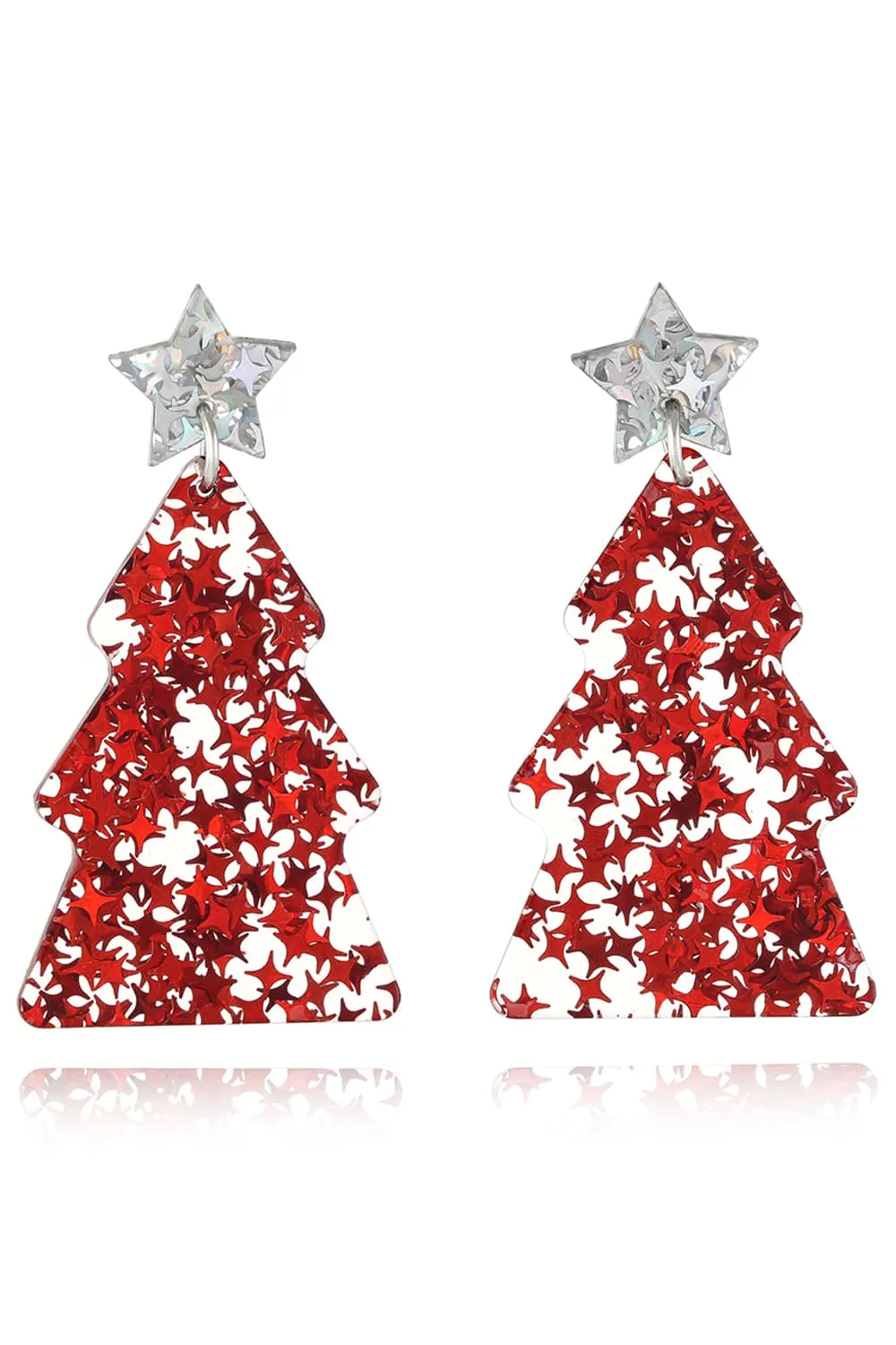 Christmas Tree Acrylic Earrings, image 16