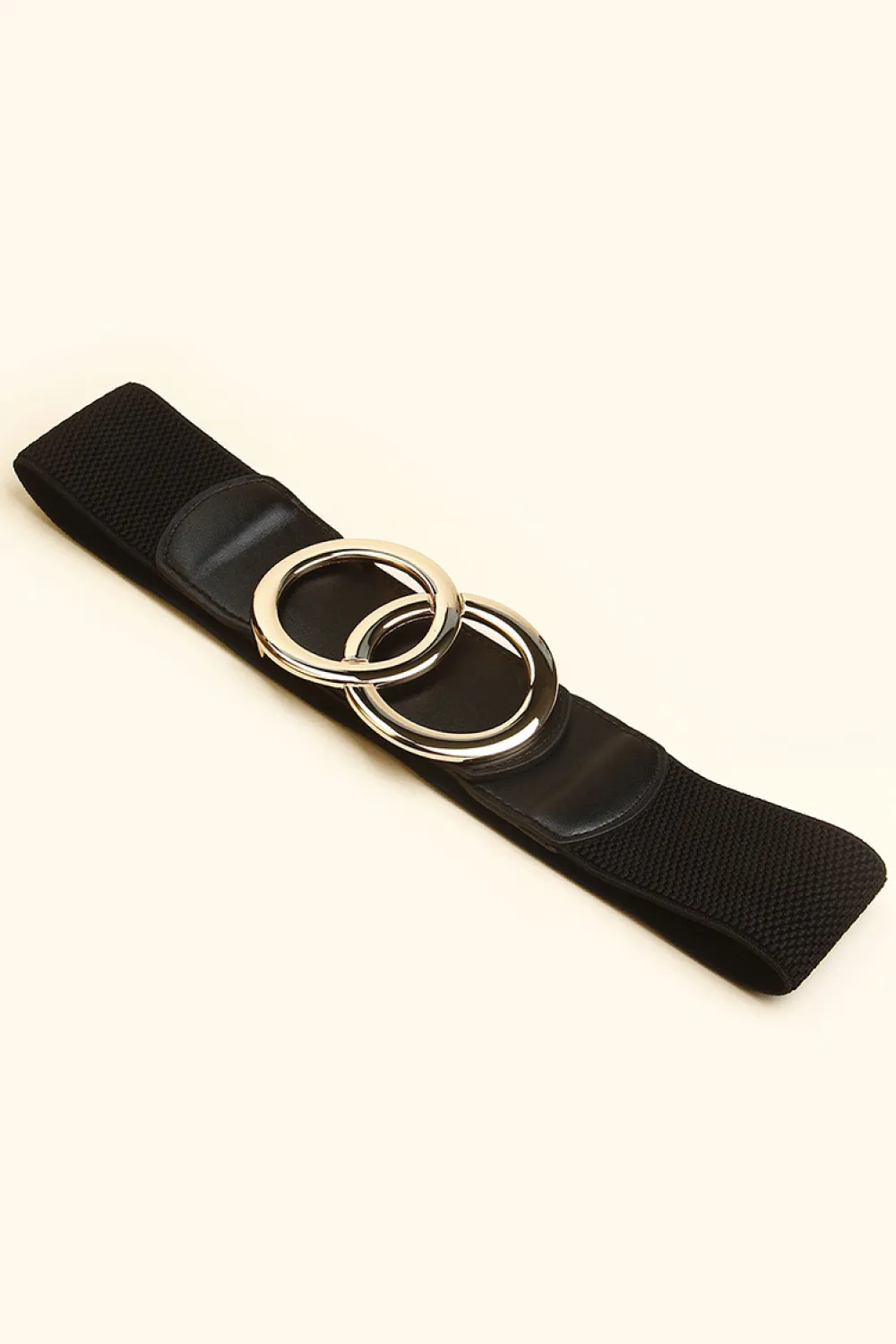 Zinc Alloy Buckle Elastic PU Belt, image 7