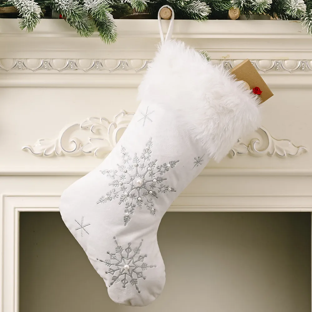 Snowflake Christmas Stocking, image 5