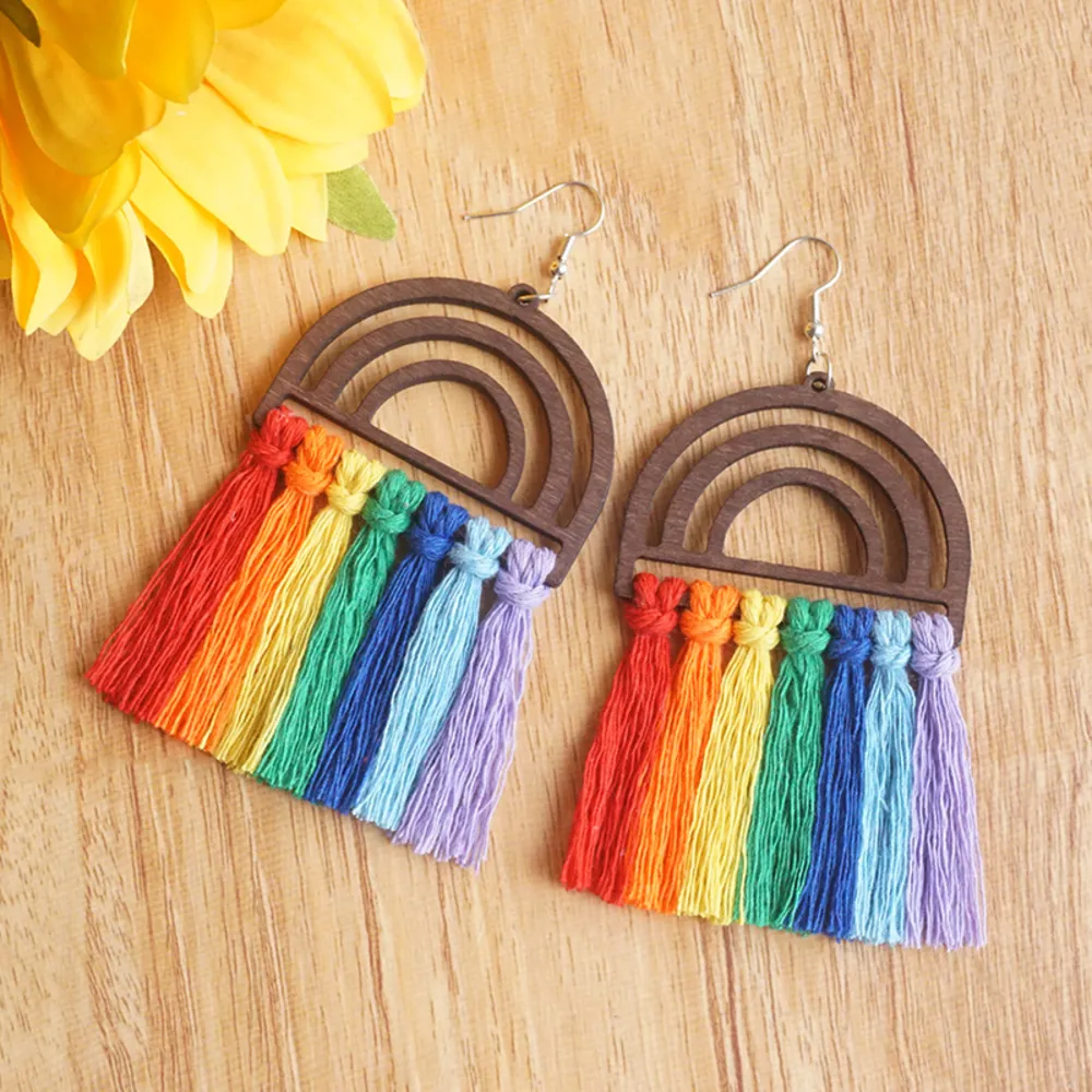 Tassel Detail Drop Earrings, image 5