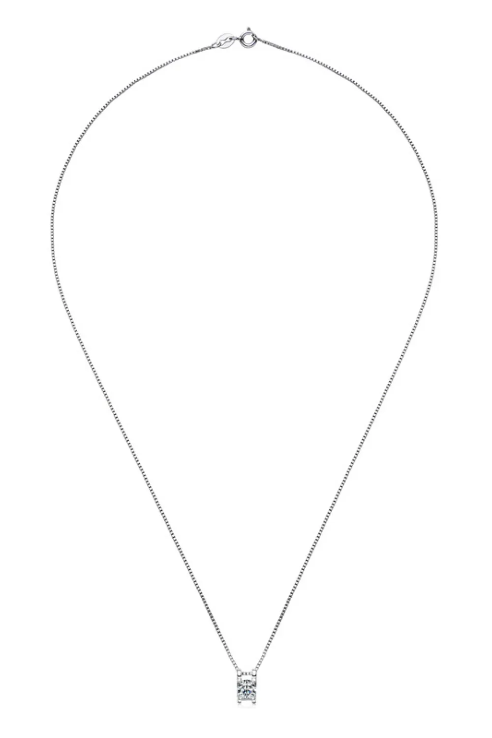 Moissanite 925 Sterling Silver Necklace, image 4