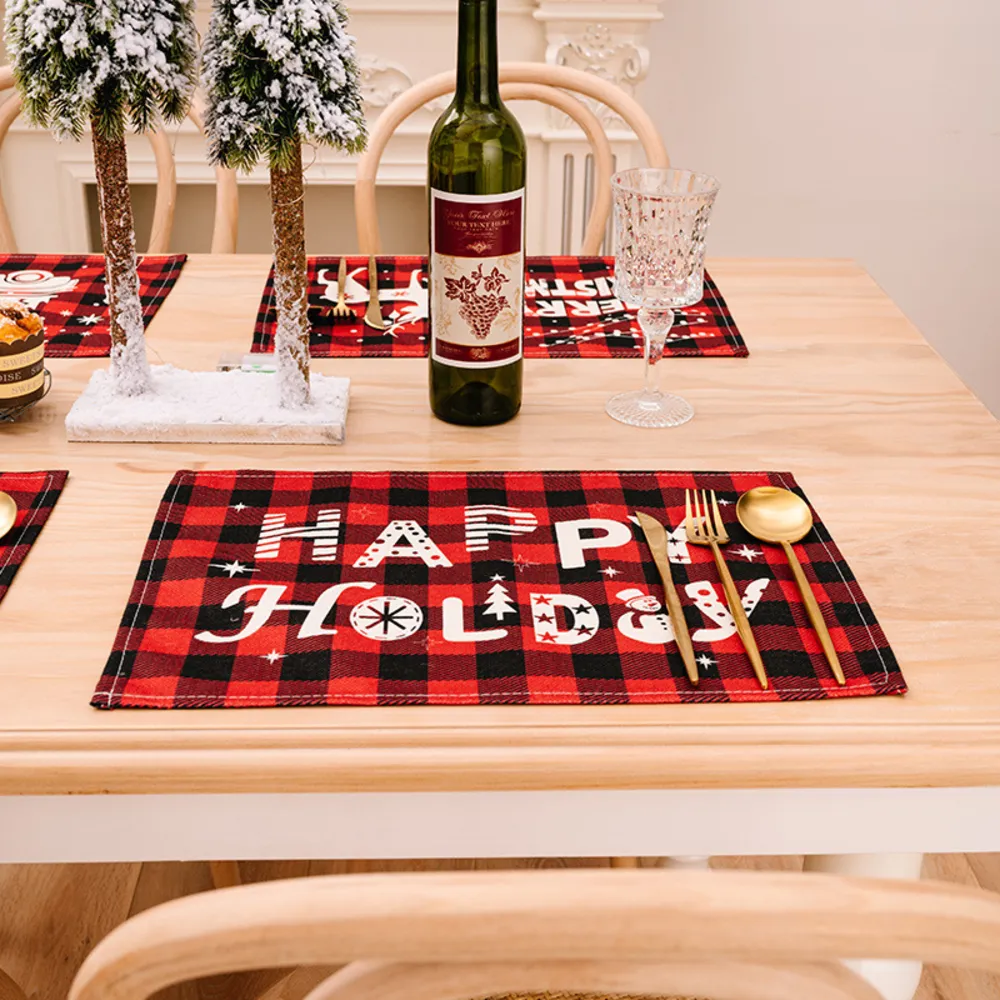 Assorted 2-Piece Plaid Placemats, image 6