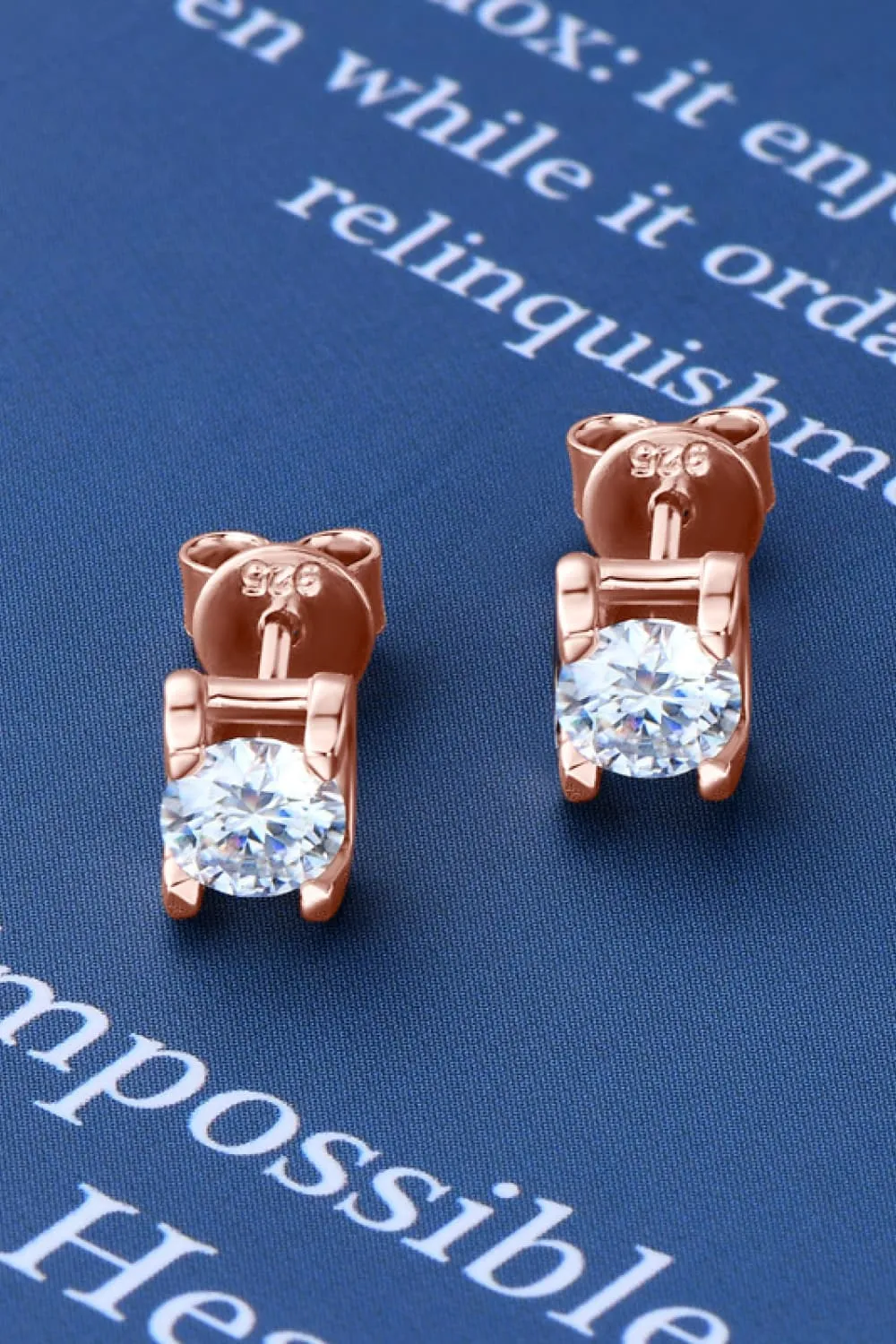 Moissanite 925 Sterling Silver Stud Earrings, image 4