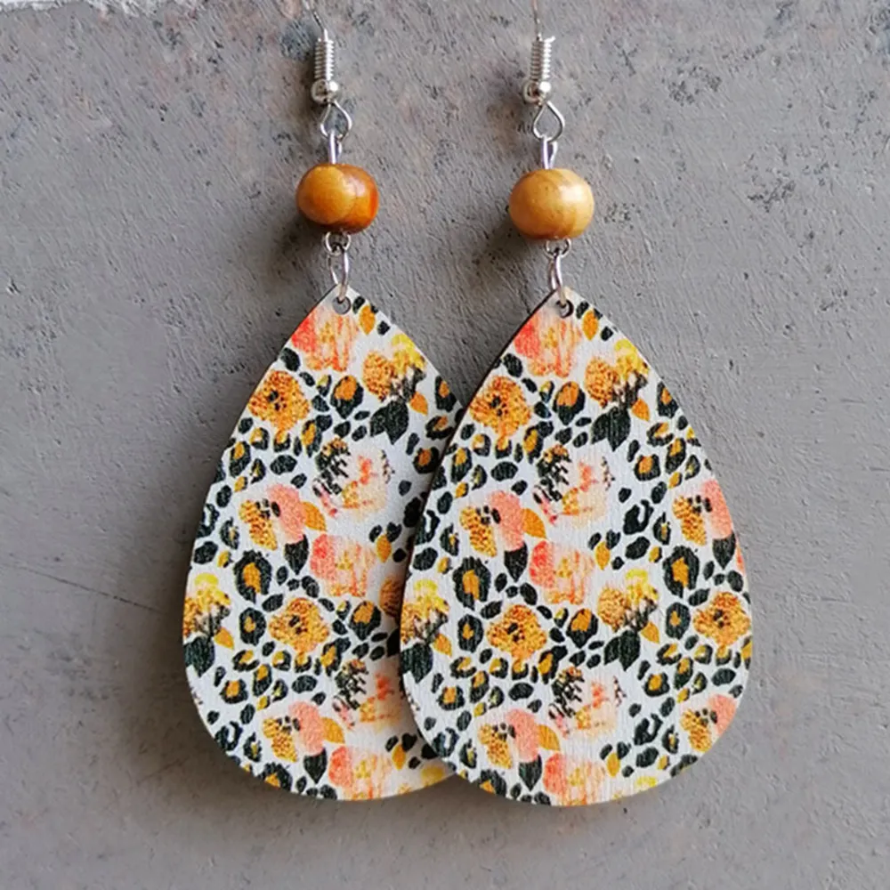 Teardrop Drop Earrings, image 6