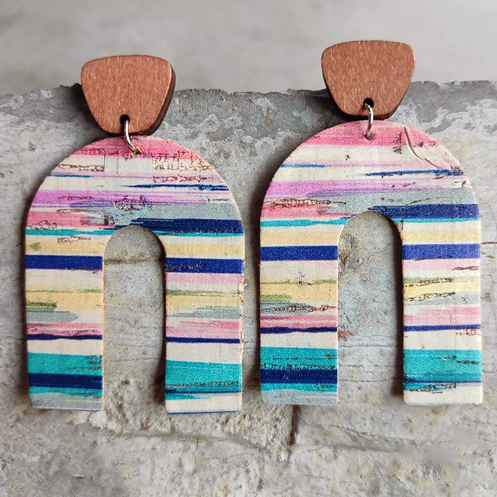 Rainbow Drop Earrings, image 3