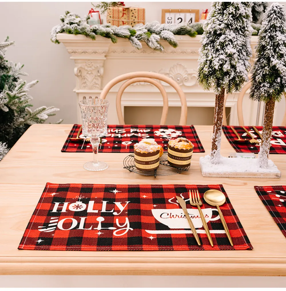 Assorted 2-Piece Plaid Placemats, image 5