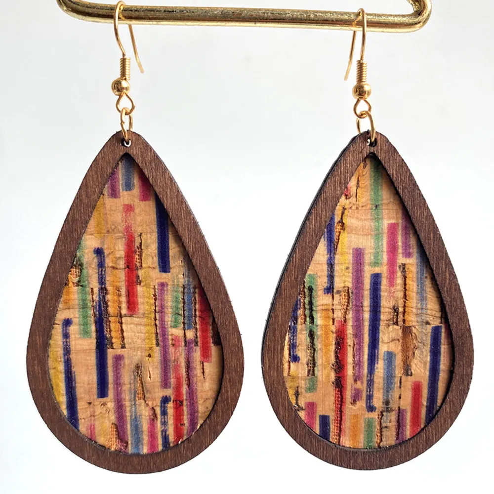 Teardrop Drop Earrings, image 4