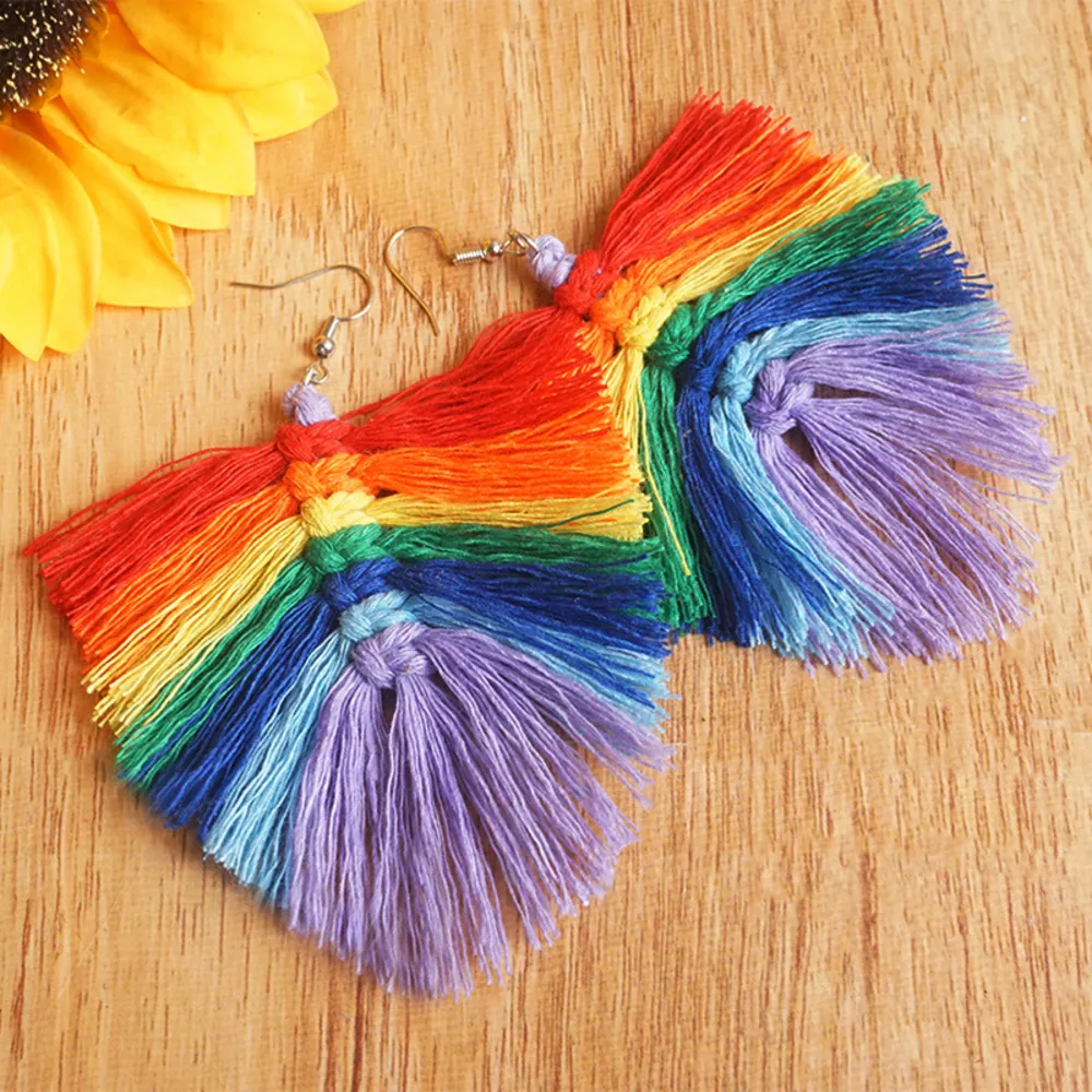 Tassel Detail Drop Earrings, image 7