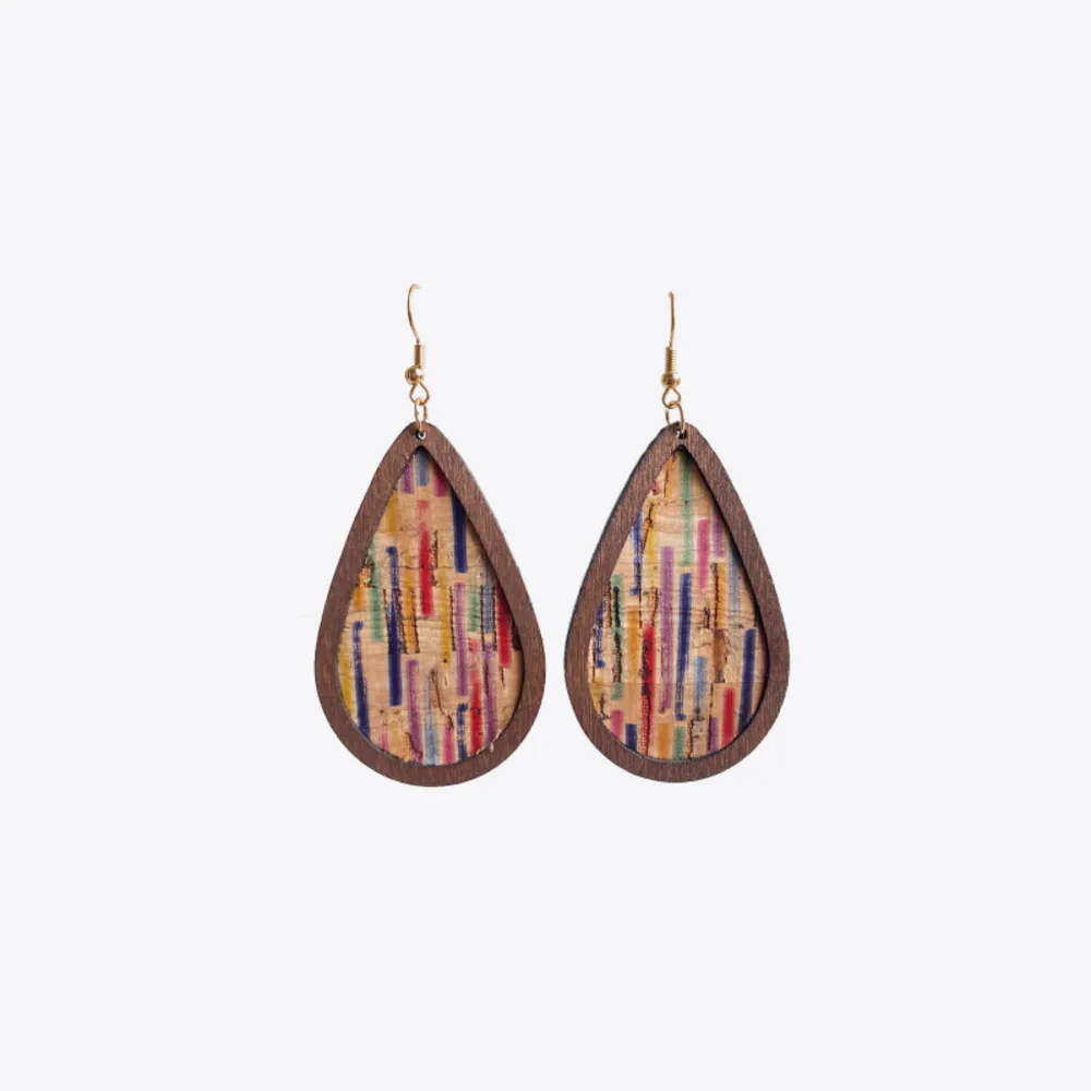Teardrop Drop Earrings, image 2