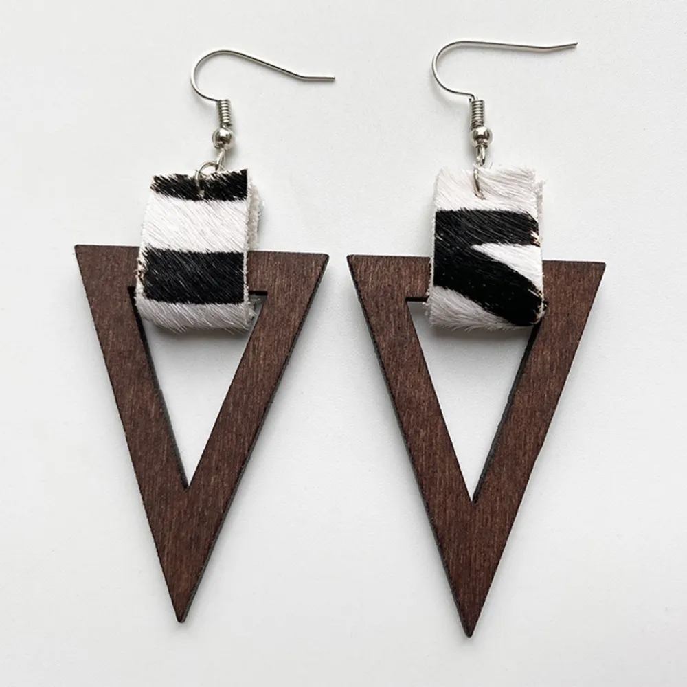 Geometric Drop Earrings, image 6