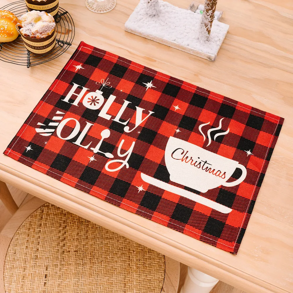 Assorted 2-Piece Plaid Placemats, image 13