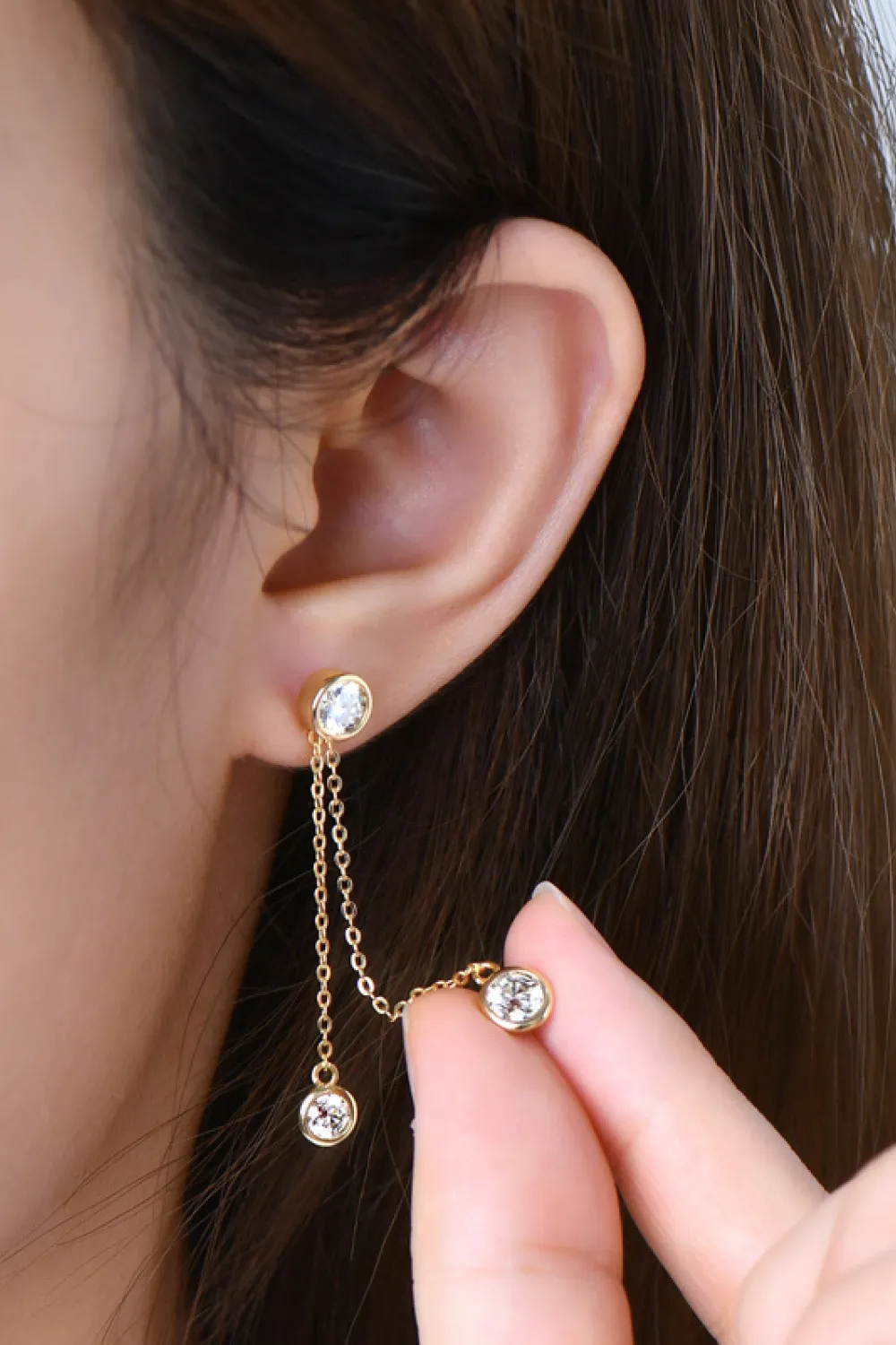 2.6 Carat Moissanite 925 Sterling Silver Earrings, image 4