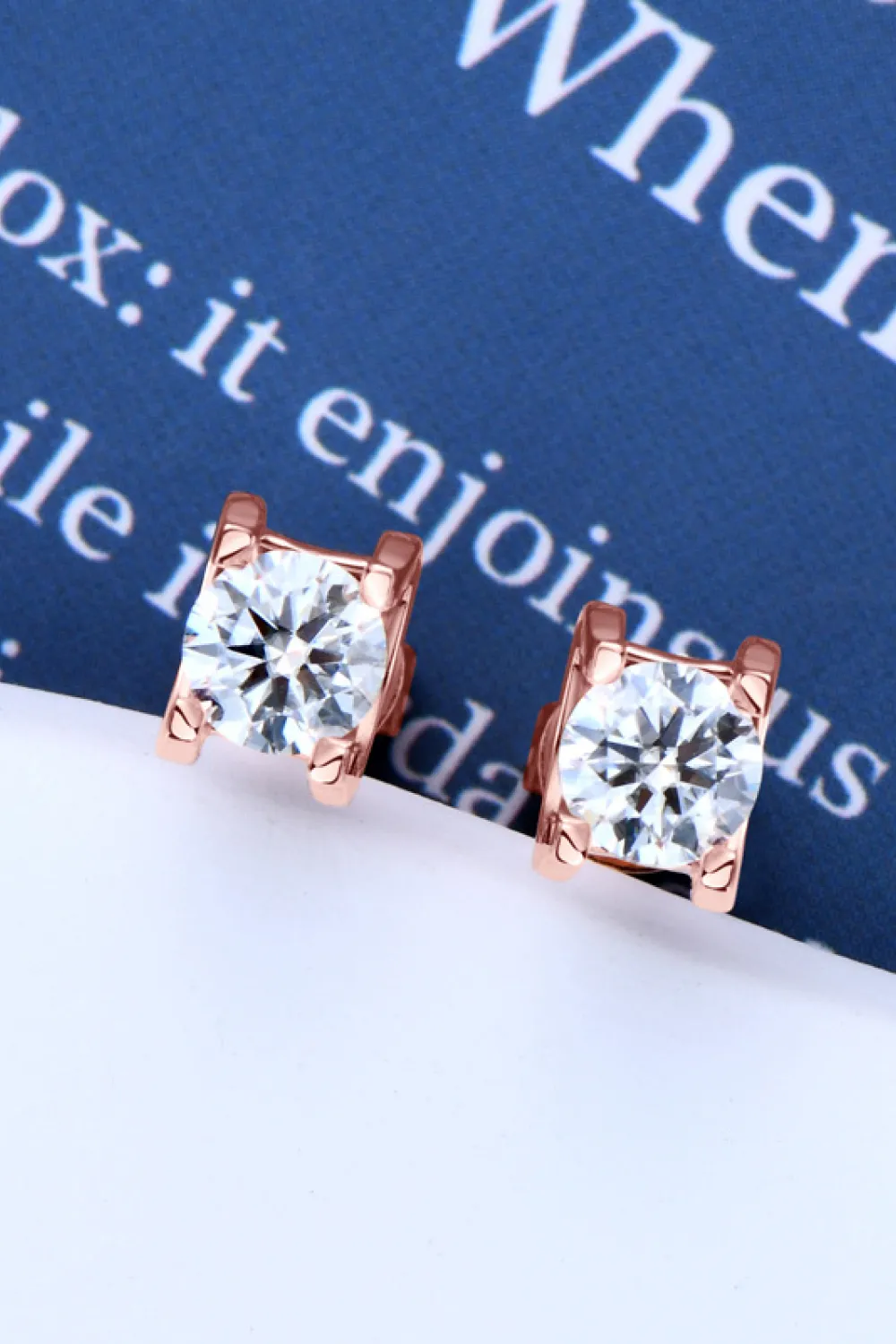 Moissanite 925 Sterling Silver Stud Earrings, image 5