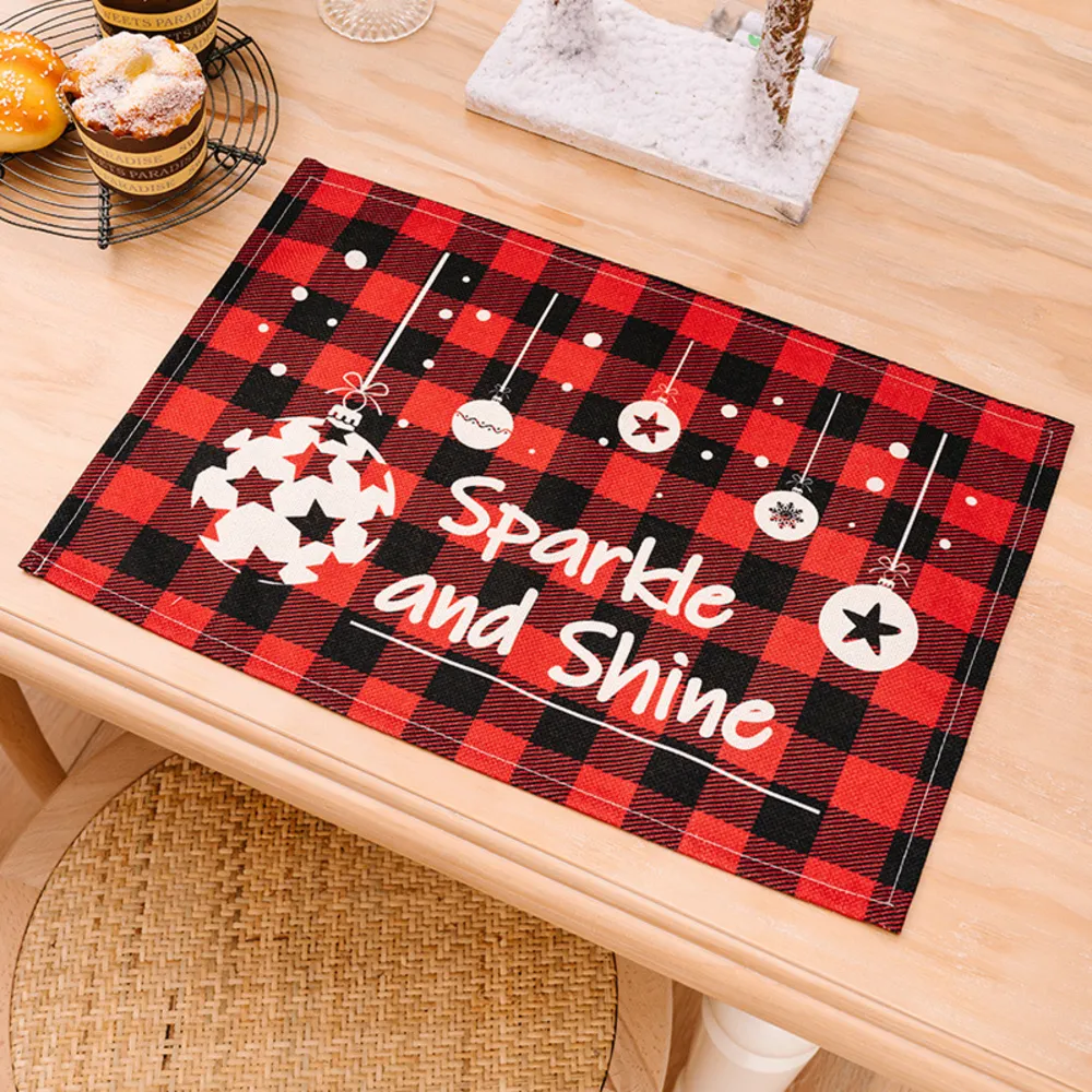 Assorted 2-Piece Plaid Placemats, image 8