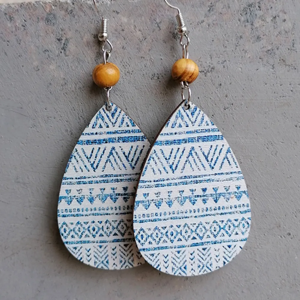 Teardrop Drop Earrings, image 7