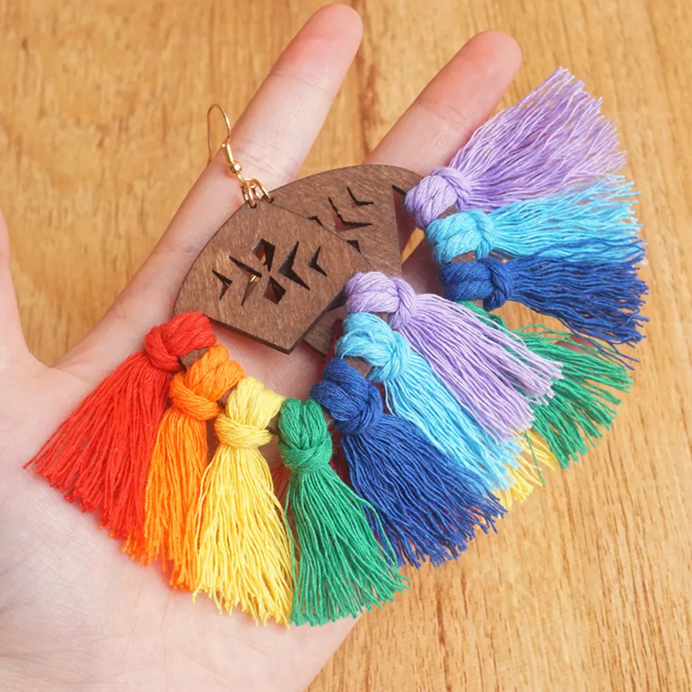 Tassel Detail Drop Earrings, image 6