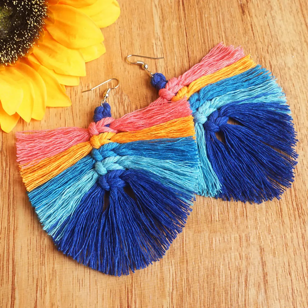 Tassel Detail Drop Earrings, image 8