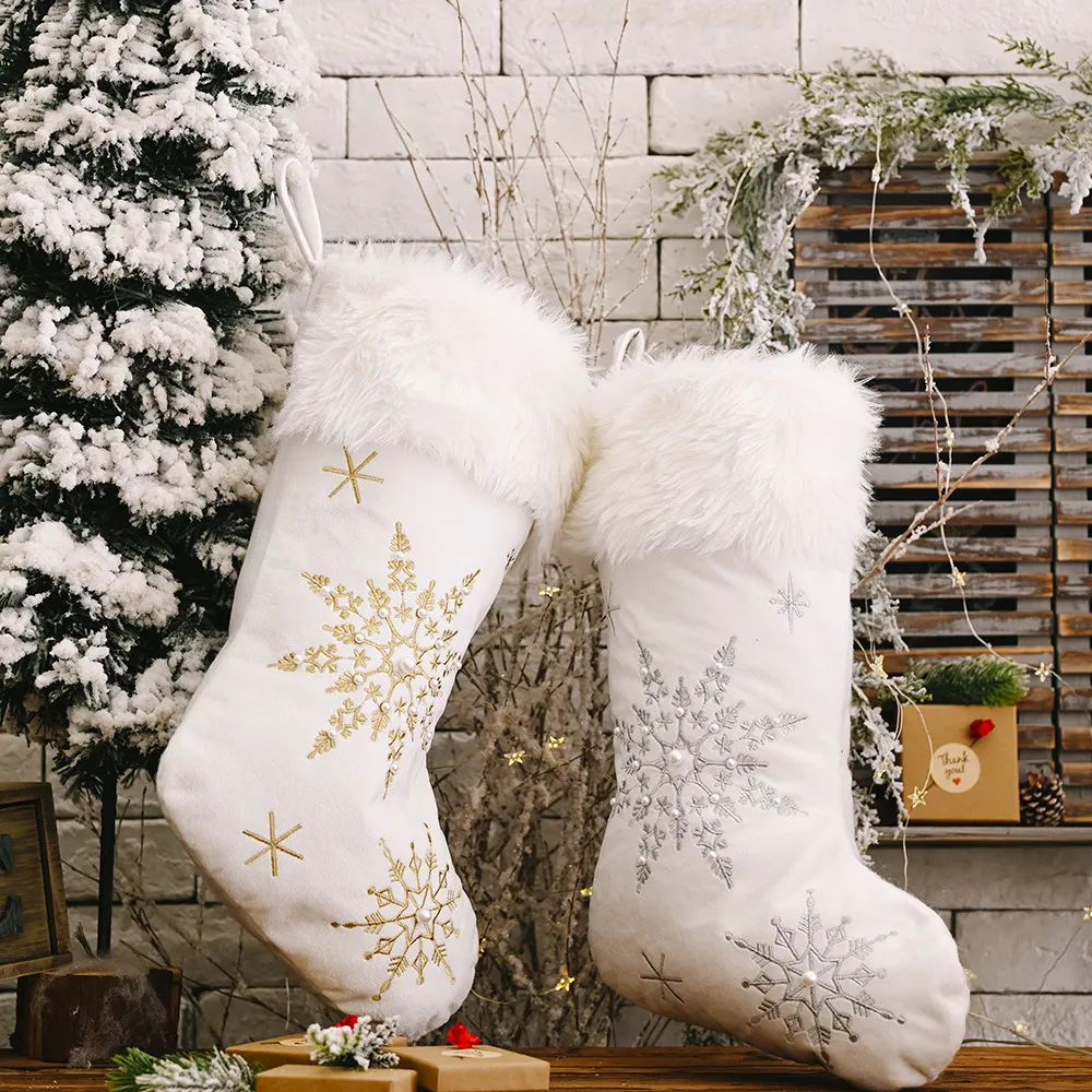 Snowflake Christmas Stocking, image 3