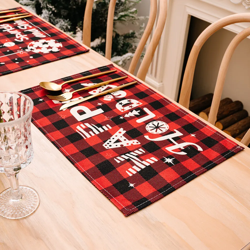 Assorted 2-Piece Plaid Placemats, image 7