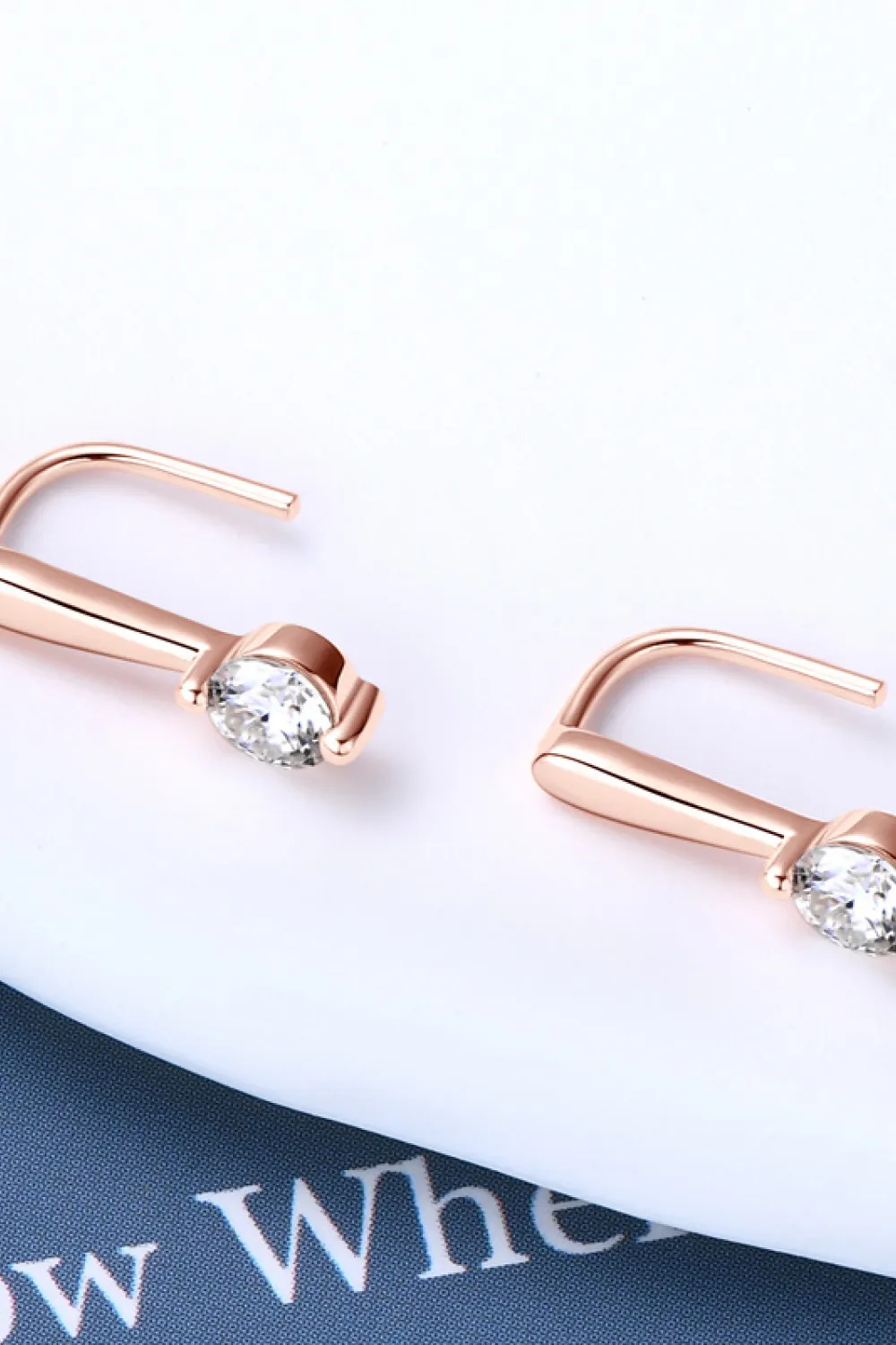 Moissanite 925 Sterling Silver Earrings, image 6