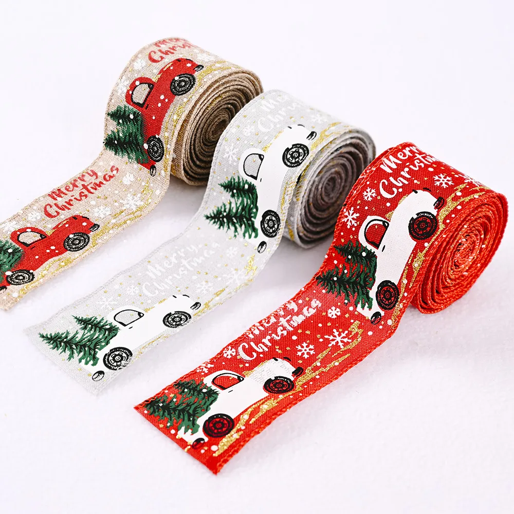 Car & Christmas Tree Ribbon, image 2