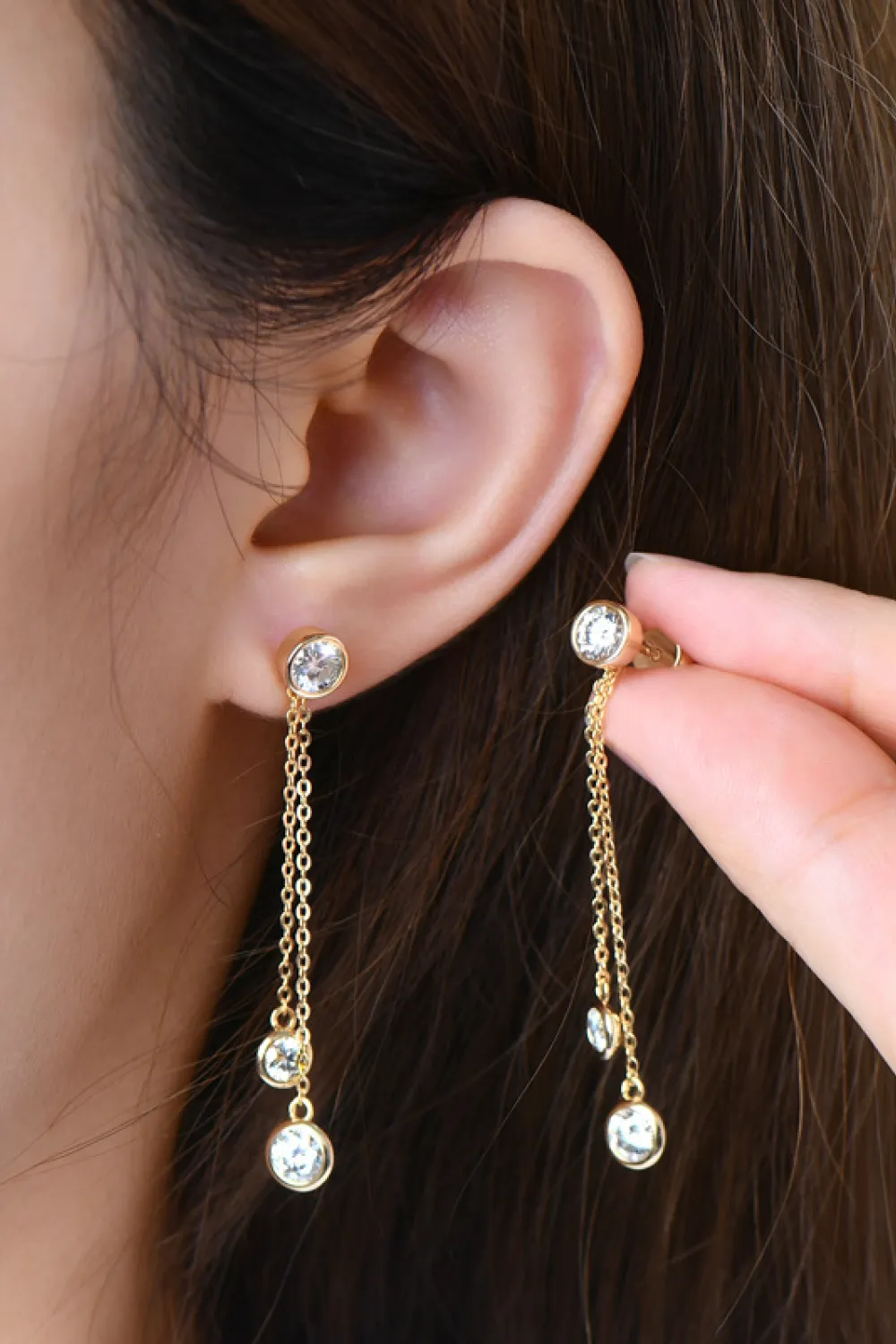 2.6 Carat Moissanite 925 Sterling Silver Earrings, image 6