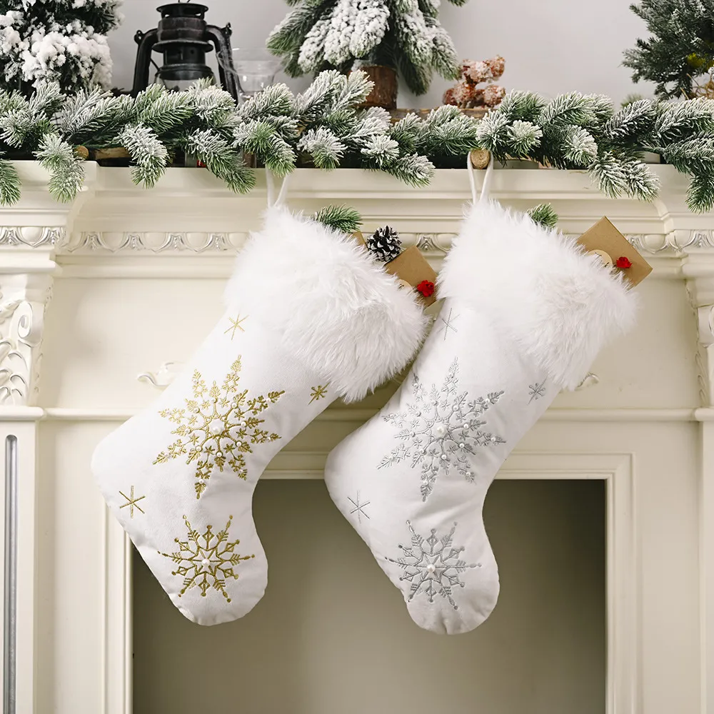 Snowflake Christmas Stocking, image 2