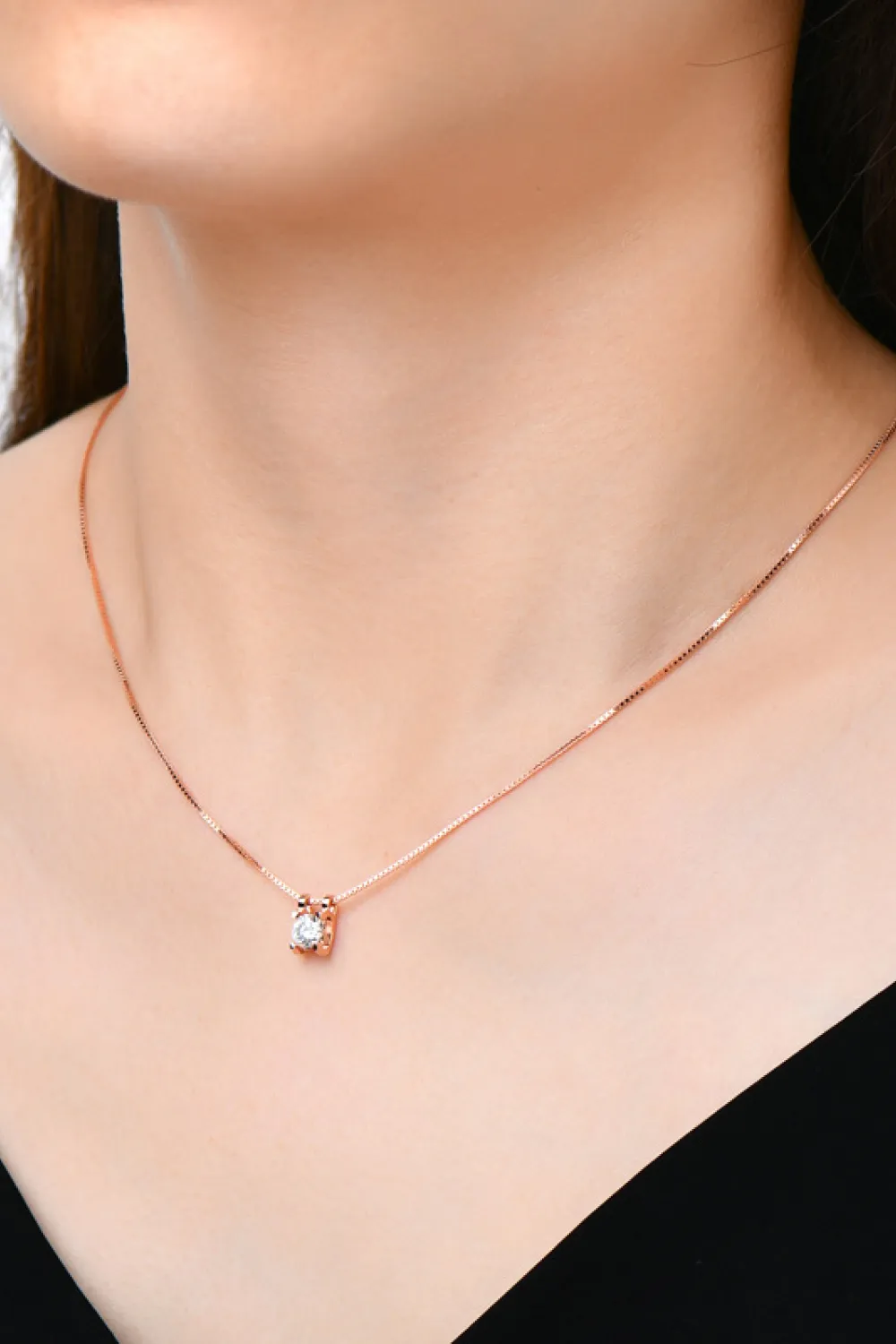 Moissanite 925 Sterling Silver Necklace, image 7