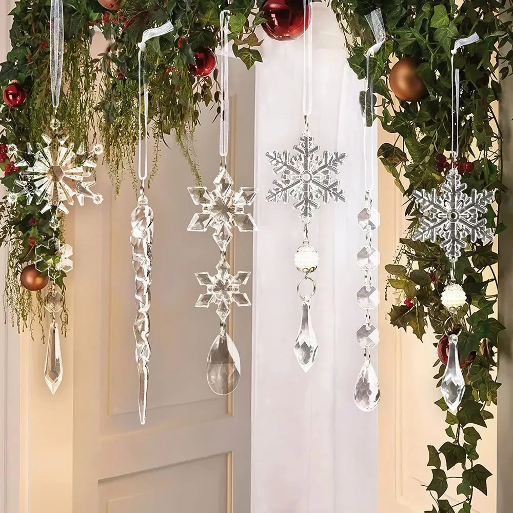 10-Piece Acrylic Icicle Ornaments, image 7