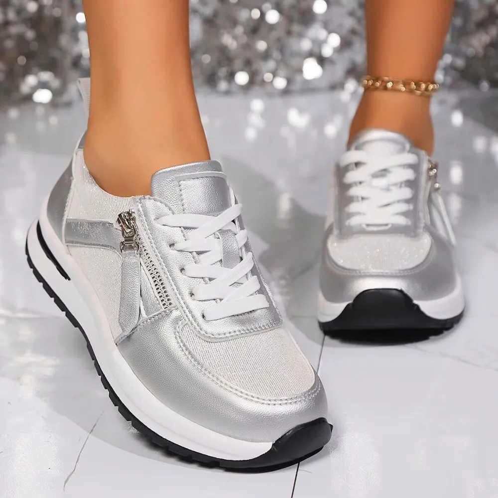 Lace Up Platform Athletic, image 2