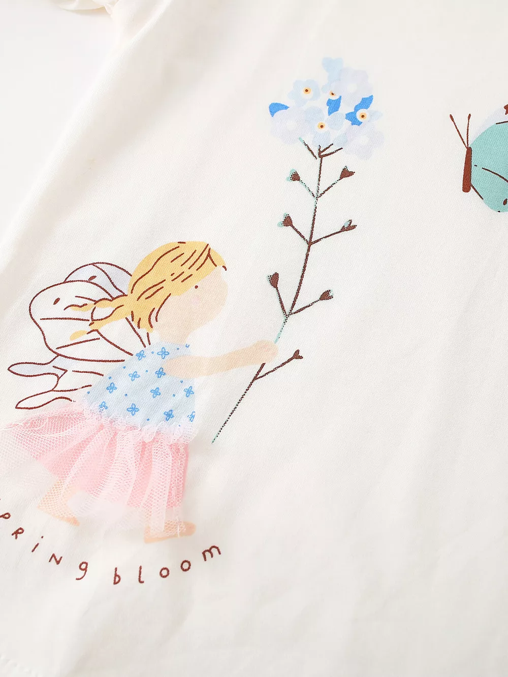 Children's Ruffle Long Sleeve Graphic T-Shirt, image 4